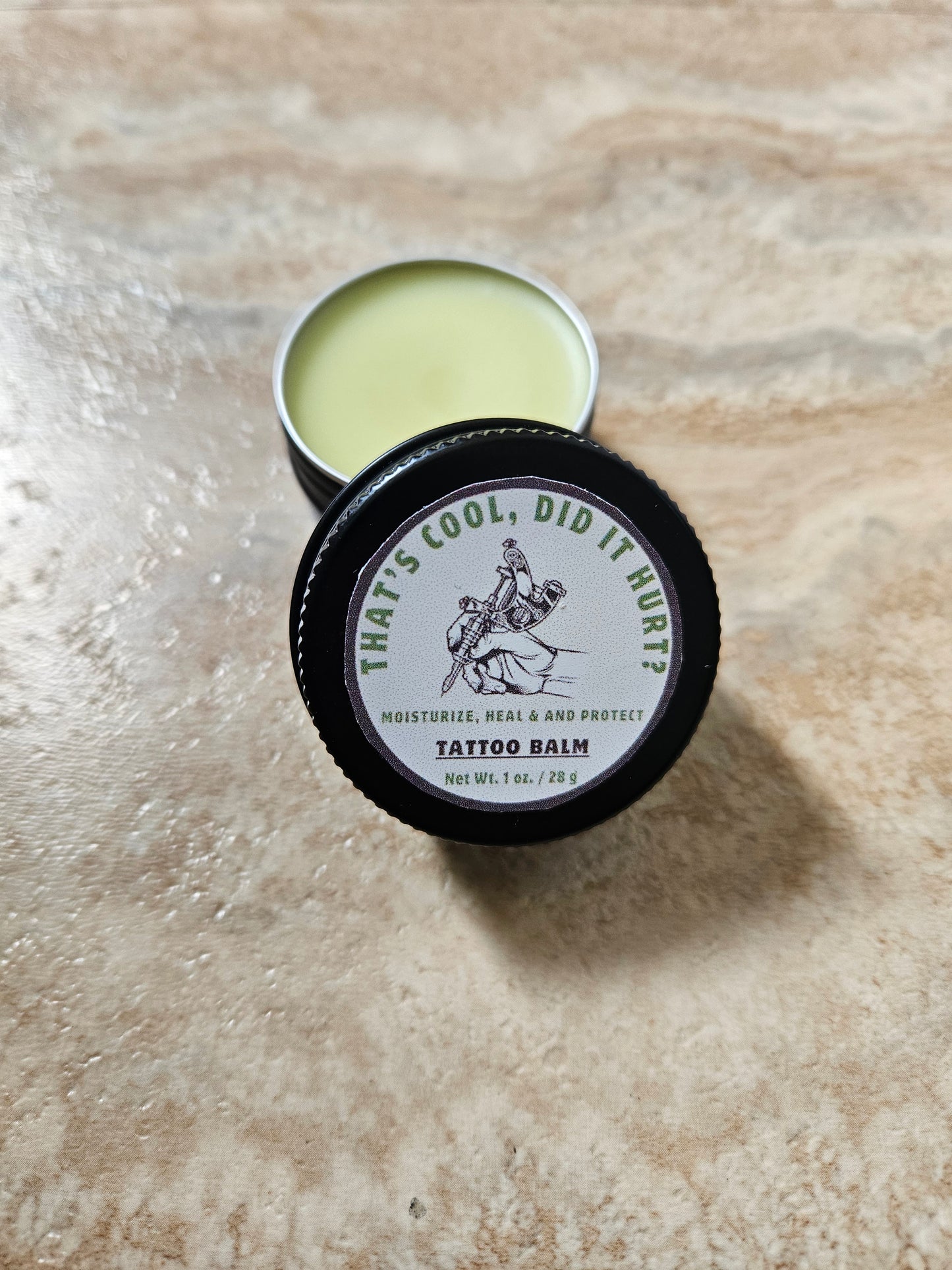 Tattoo Balm – Natural Aftercare for Inked Skin – 1 oz Tin – $12