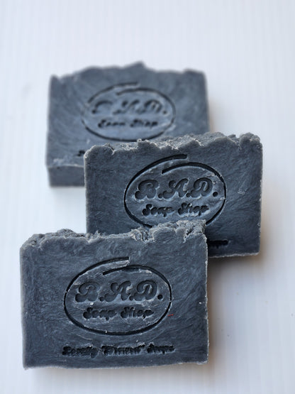 Handcrafted “The Gentleman” All-Natural Artisan Beer Soap with Activated Charcoal, 4oz.