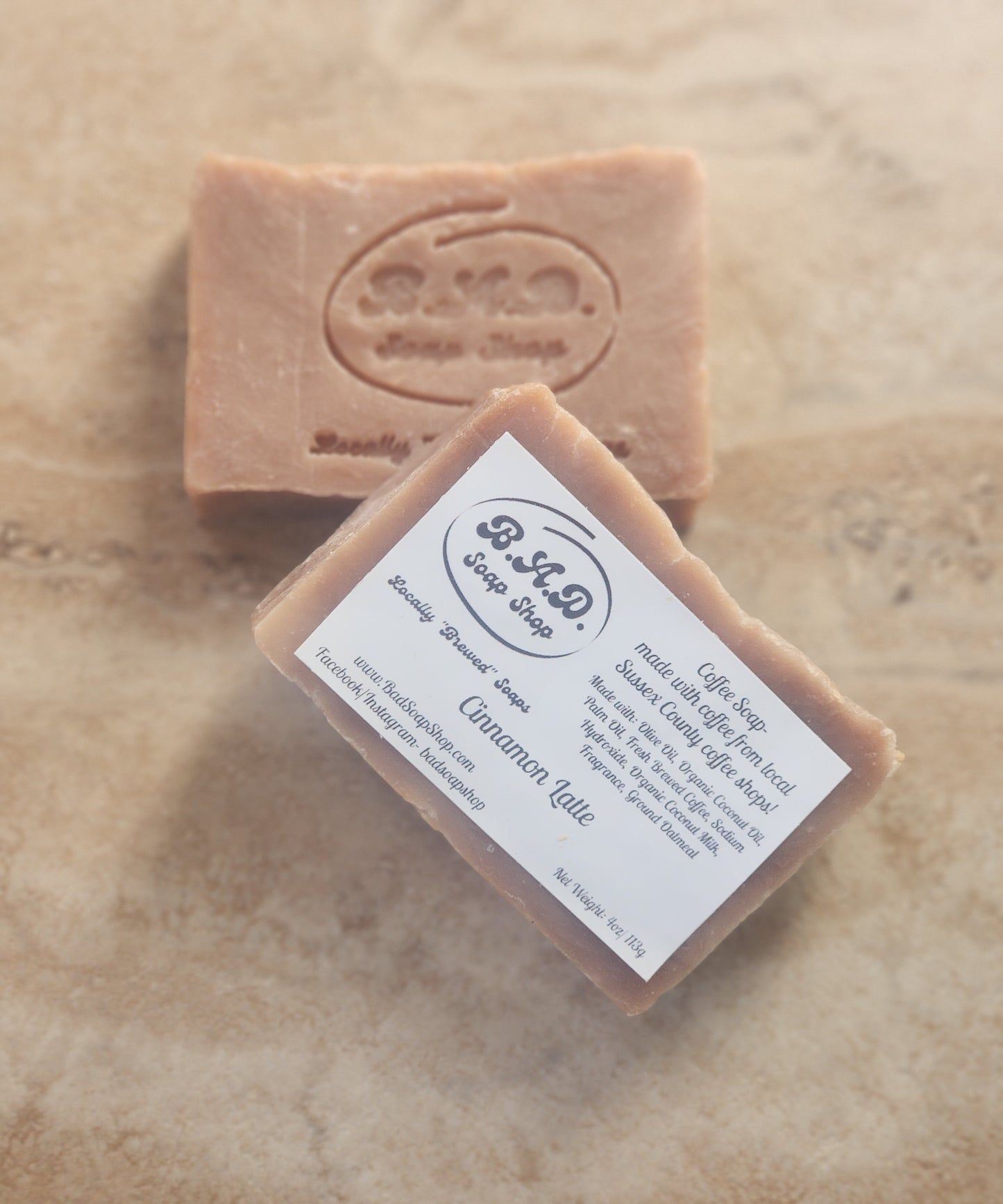 Natural "Cinnamon Latte" Handmade Coffee Soap