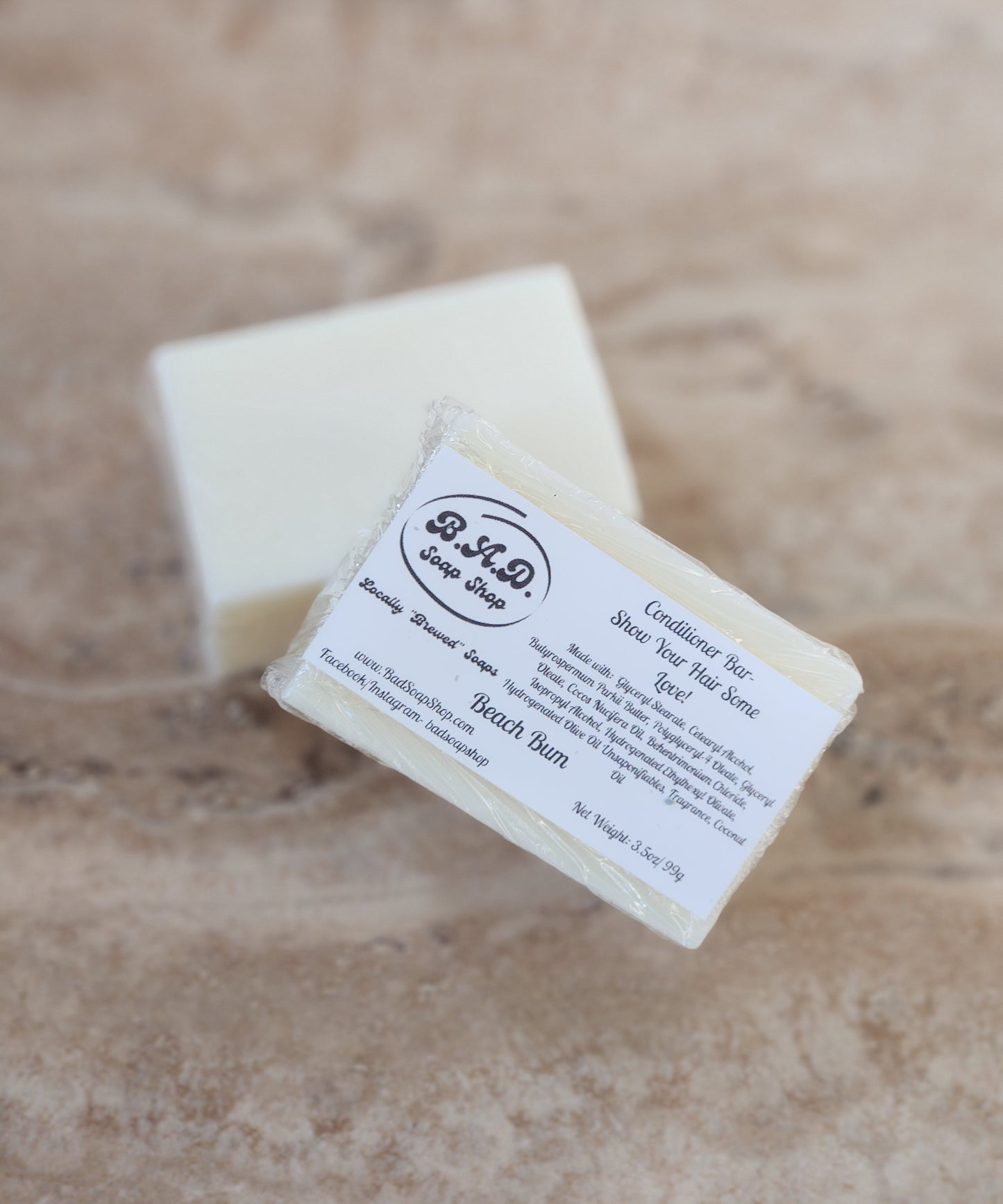 Shea Butter and Coconut Oil Conditioner Bar for All Hair Types