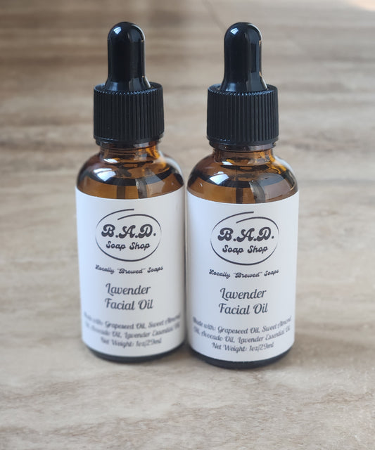 Natural Lavender Facial Oil with Essential Oil
