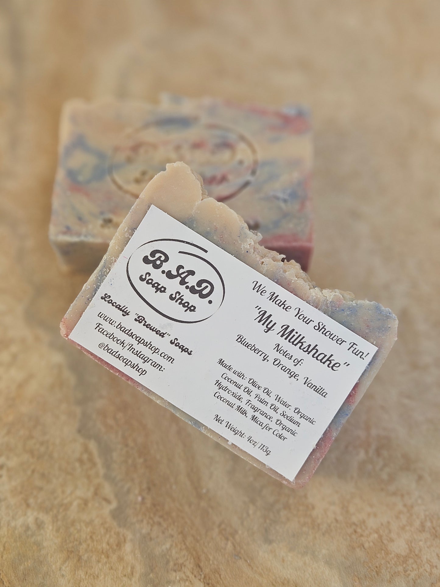 Handcrafted “My Milkshake” All-Natural Artisan Soap, 4oz.